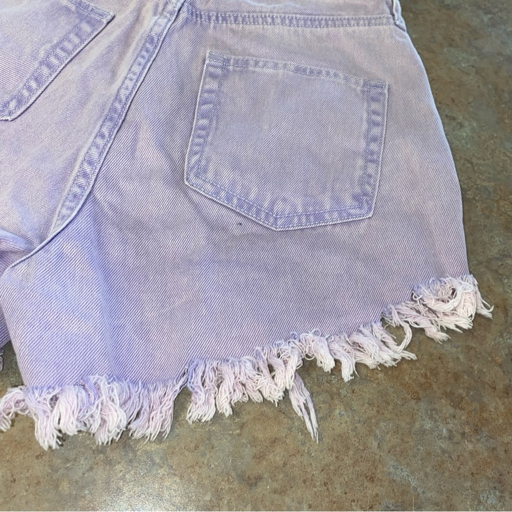 Wild Fable Lavender High Waist Shorts - Picture 4 of 6